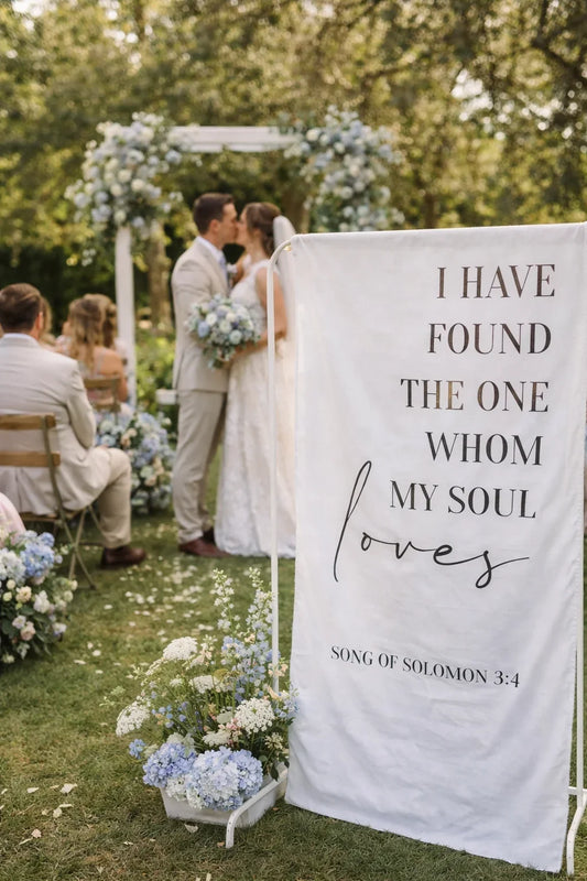 Personalized Wedding Sign / I Have Found the One Whom My Soul Loves song of Solomon