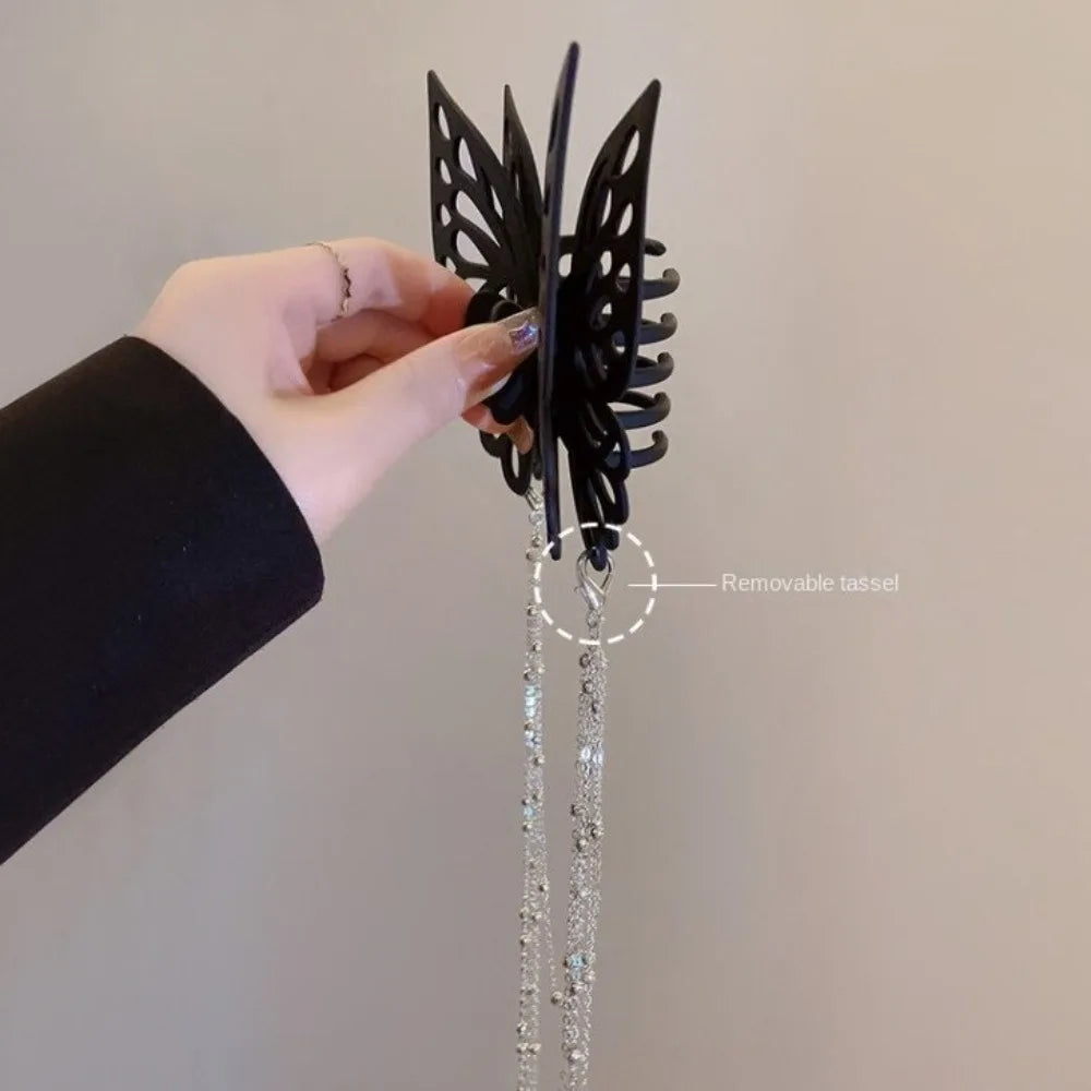 4 Tassel Butterfly Hair Clip – Elegant Girls’ Hair Accessory