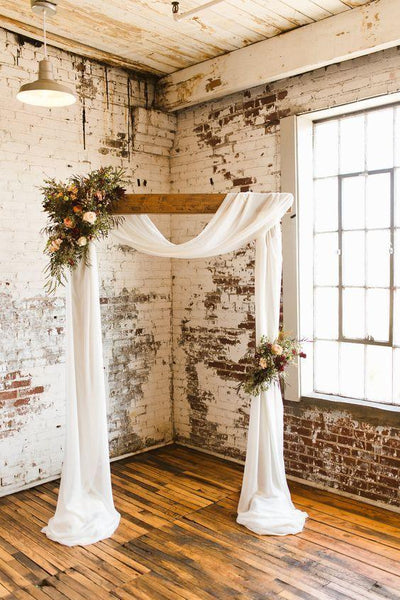 Wedding Arch Draping Fabric for Rustic Wedding Shower Decorations 2.4x20 ft 