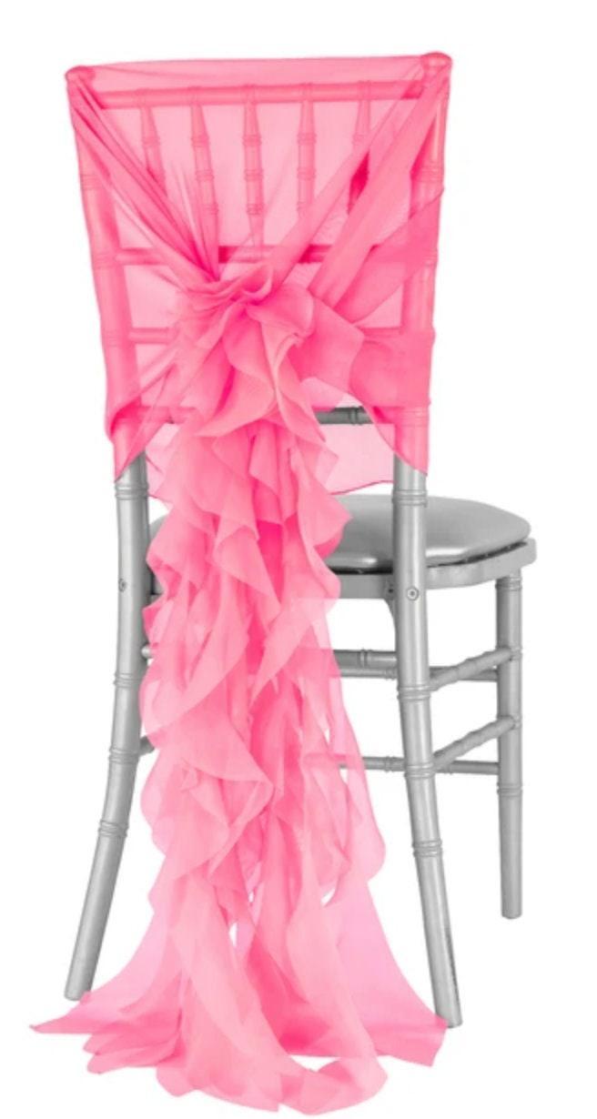 Satin Chair Covers for Weddings, Baby Shower, Quinceaneras, Sweet 16 