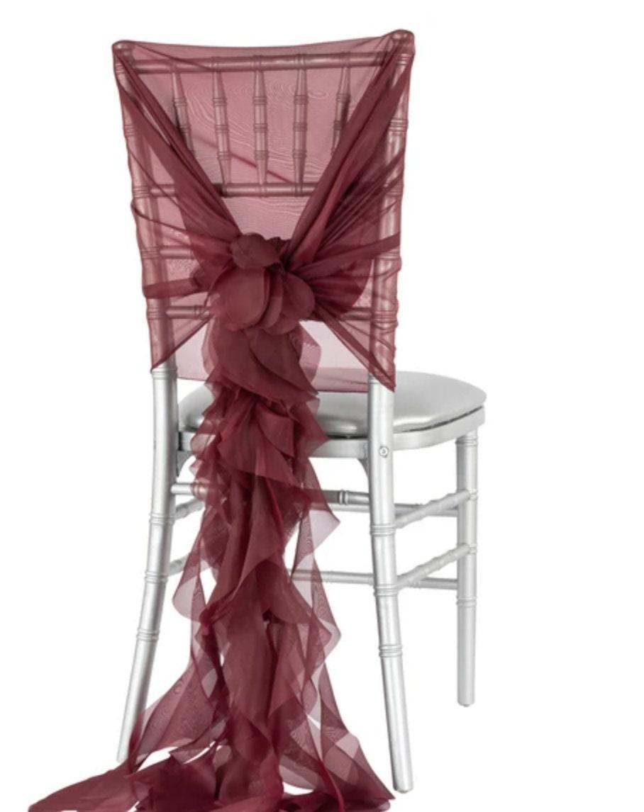 Satin Chair Covers for Weddings, Baby Shower, Quinceaneras, Sweet 16 