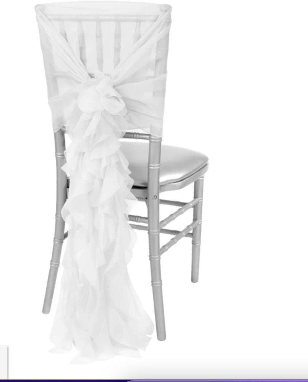 Satin Chair Covers for Weddings, Baby Shower, Quinceaneras, Sweet 16 