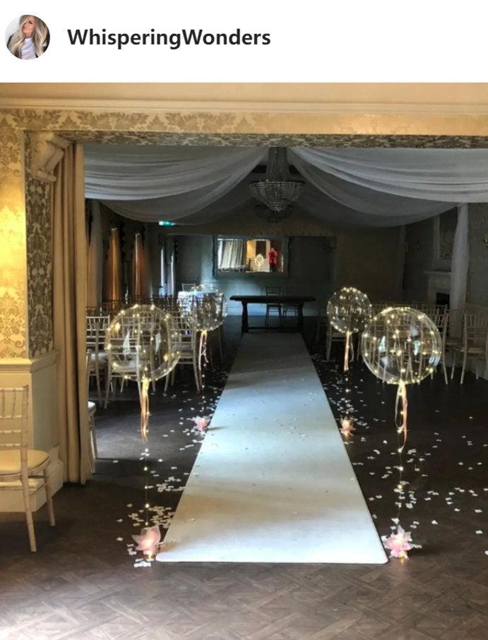 Reusable Led Balloons for Wedding Party Decorations and Wedding Send off Ideas - Hibrides