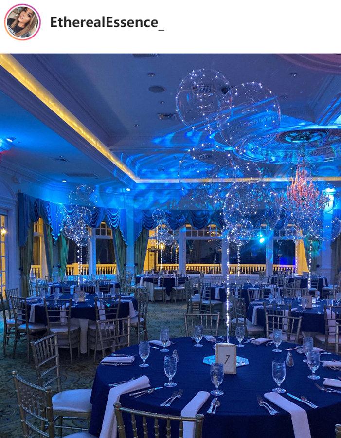 Reusable Led Balloons for Quinceañera/Sweet 16/Graduation/Euphoria Party Decor - Hibrides