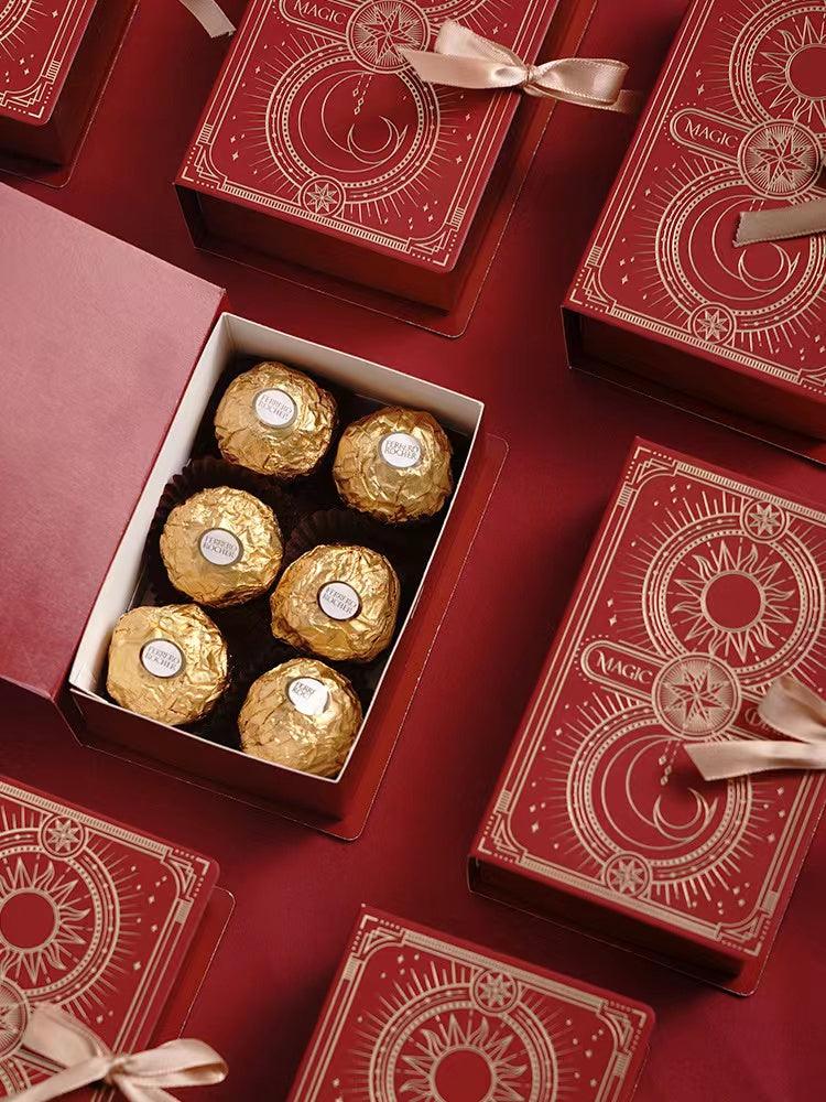 30pcs Magic Book Wedding Favor Boxes, Wedding Gift Boxes, Birthday Candy Box, Chocolate Box, Harry Potter, Wedding Party B202 - Hibrides
