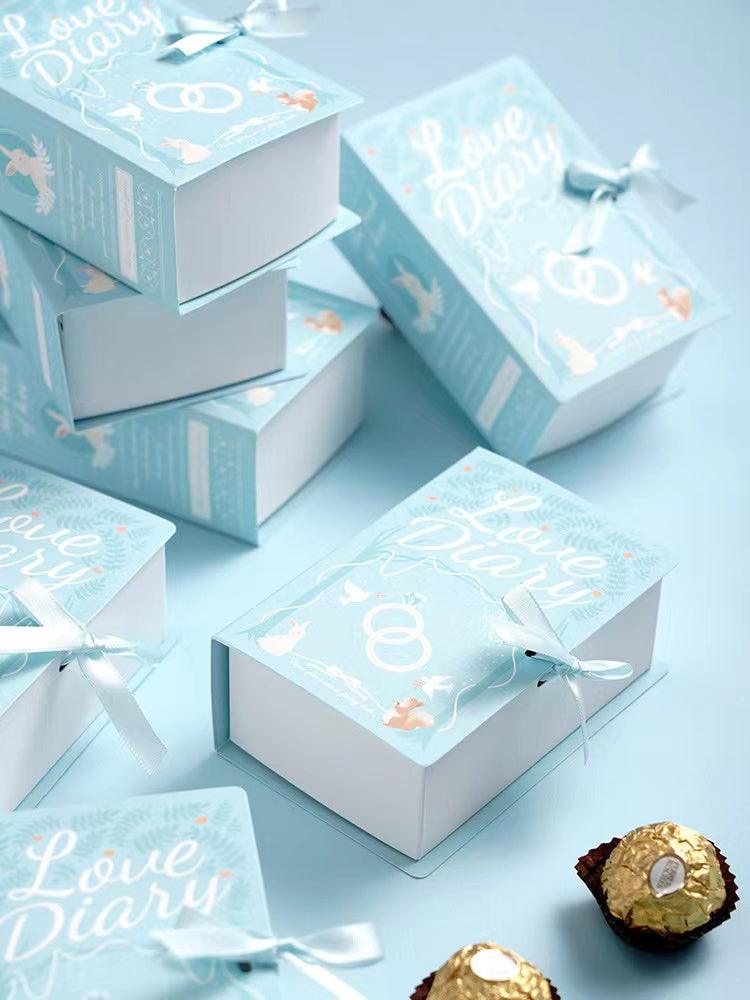 30pcs Magic Book Wedding Favor Boxes, Wedding Gift Boxes, Birthday Candy Box, Chocolate Box, Harry Potter, Wedding Party B202 - Hibrides