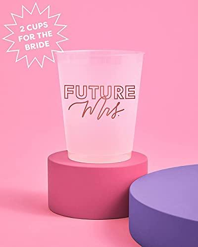 Bachelorette Party Decorations Future Mrs. + Cheers Reusable Cups - Hibrides