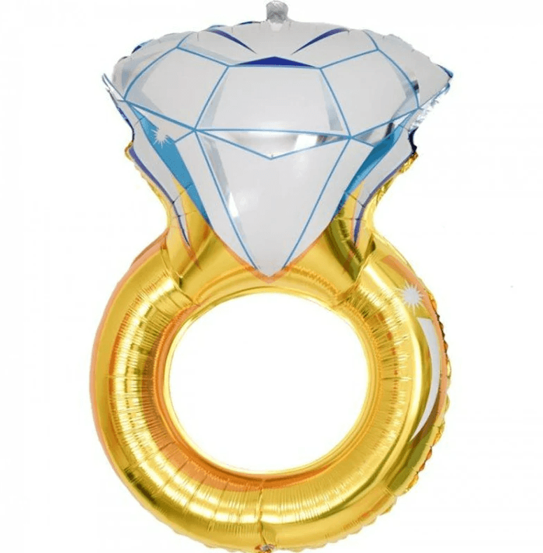 She Said Yes Balloon Letters Engagement Party Decor Engagement Ring Gold Balloons Engaged Letter Balloons Banner Kit Engagement Decorations - Hibrides