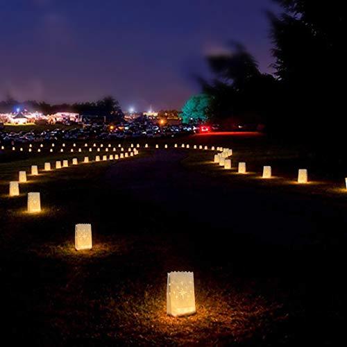 50PCS White Luminary Candle Bags for Wedding Halloween, Christmas - Hibrides