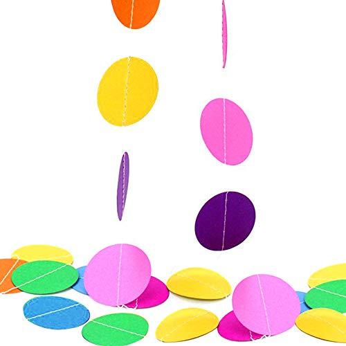 Happy Birthday Banner with Colorful Paper Flag Bunting for Birthday Party - Hibrides