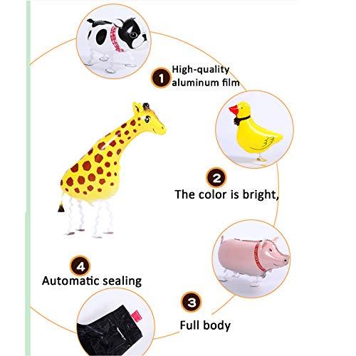 Walking Animal Balloons, 8Pcs Forest Animals Birthday Balloons Animal Theme Birthday Party Decorations - Hibrides