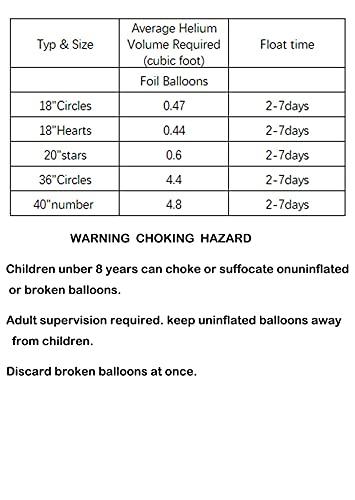 40 inch Giant Number Rainbow Foil Balloon for Birthday Party Wedding - Hibrides