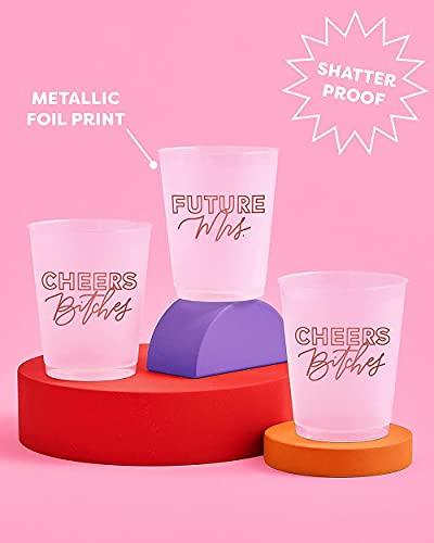 Bachelorette Party Decorations Future Mrs. + Cheers Reusable Cups - Hibrides