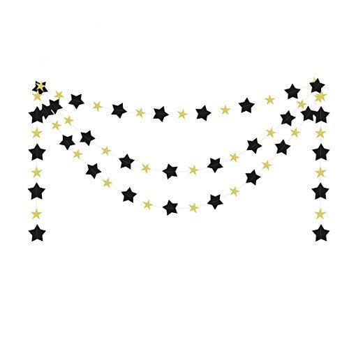 Black and Gold Party Decorations Black Gold Tissue Paper Pom Poms for Graduation Birthday Party Decorations - Hibrides