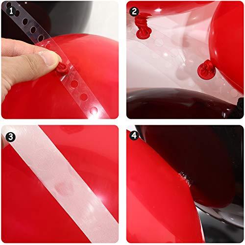 116 Pieces Casino Balloons Garland Arch Kit for Casino Theme Party - Hibrides