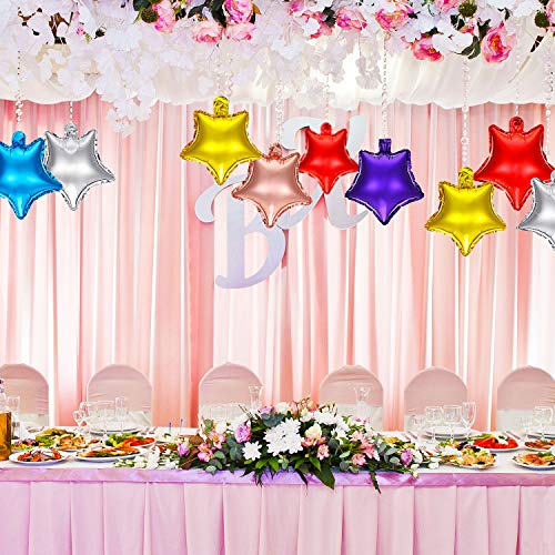 60 Pcs Star-shaped Balloons for Baby Shower Gender Reveal - Hibrides