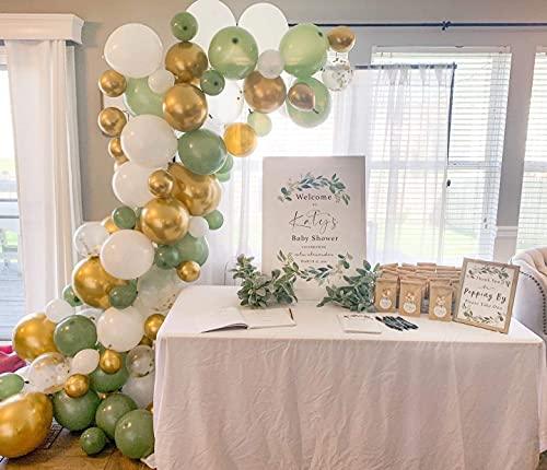 139PCS Olive Green Balloon Garland Arch Kit for Wedding Birthday Balloons - Hibrides