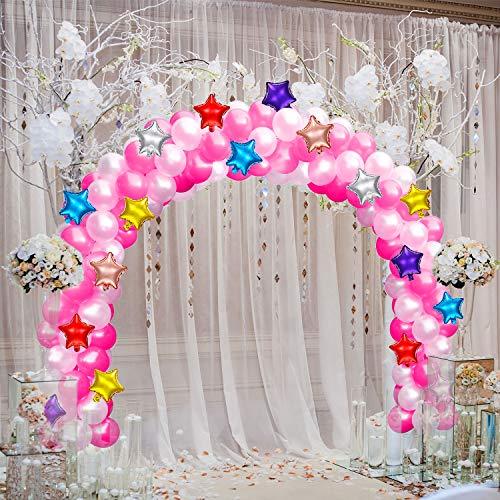 60 Pcs Star-shaped Balloons for Baby Shower Gender Reveal - Hibrides