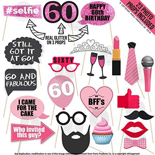 75 Piece 60th Birthday Decorations Women Happy 60th Birthday Gifts For Women - Hibrides