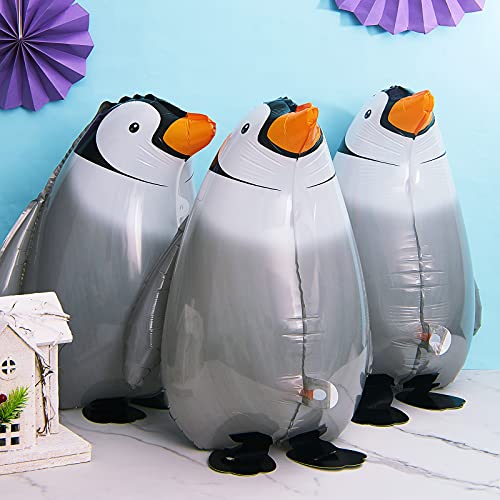 9 Pieces Penguin Walking Balloons Animal Jumbo Balloon for Birthday Party - Hibrides