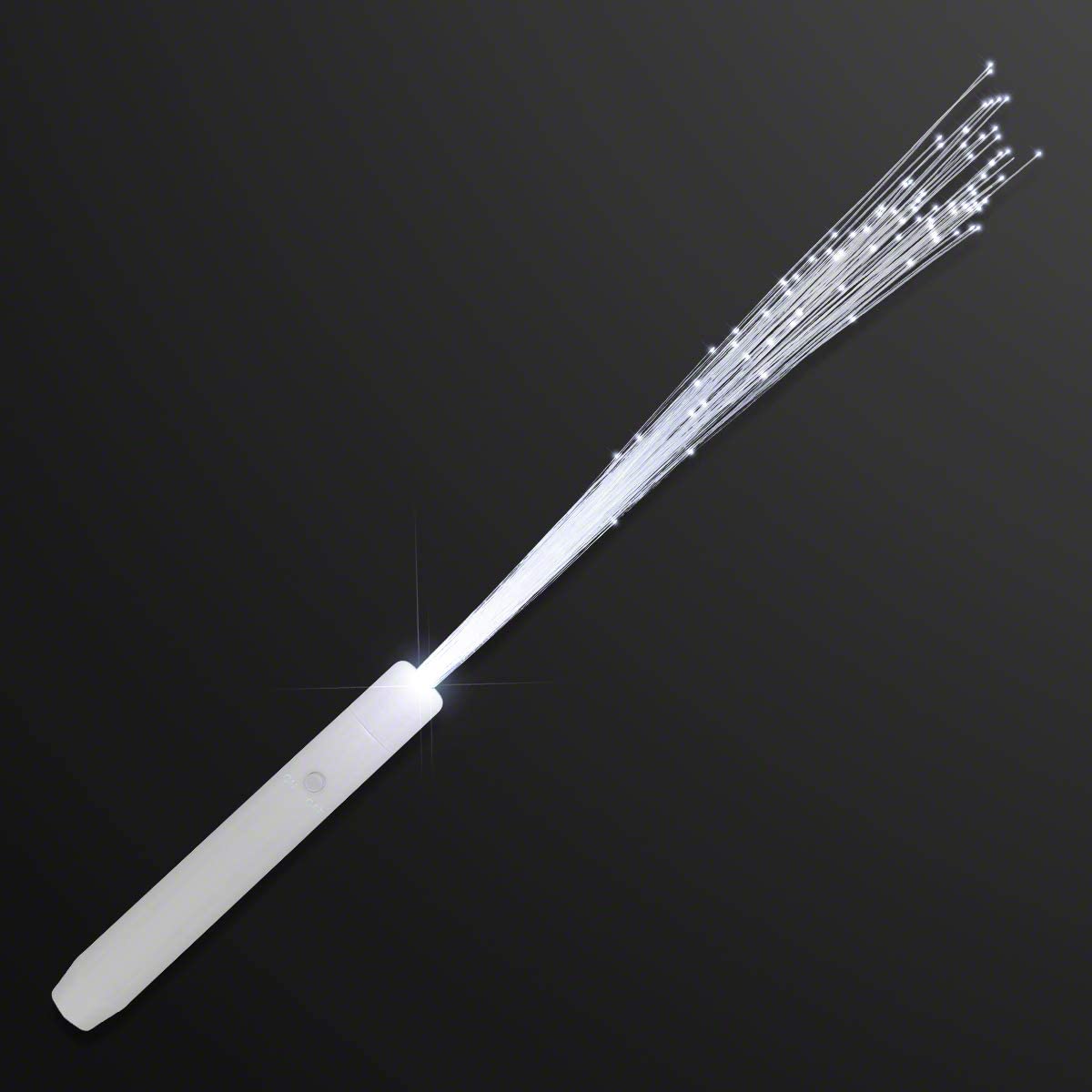 White Light Up Stick Fiber Optic Wand Sparklers for Wedding Send offs –  Hibrides