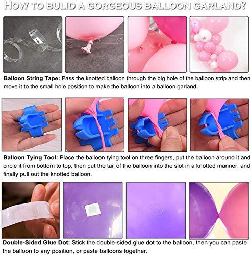 125 Pieces Watermelon Party Balloon Garland Kit for Birthday Decorations - Hibrides