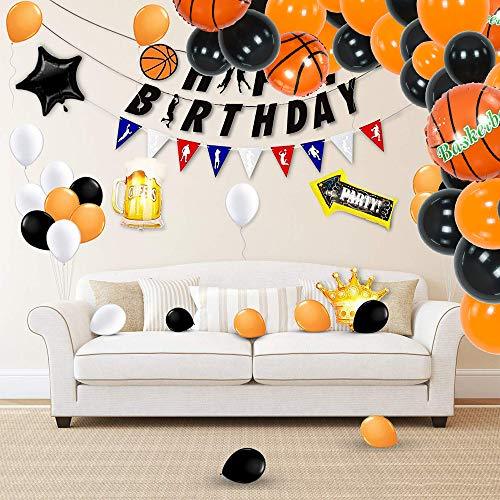 110 Pcs Basketball Theme Balloon Garland Arch Kit for Baby Shower Birthday Party - Hibrides