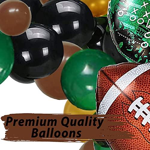 104Pcs Football Party Balloon Arch for Football Theme Party Super Sunday Touchdown Party Decoration - Hibrides
