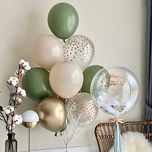 139PCS Olive Green Balloon Garland Arch Kit for Wedding Birthday Balloons - Hibrides