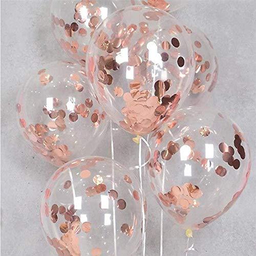 140Pcs Rose Gold Balloons 12" for Baby Shower Wedding Party Decorations - Hibrides