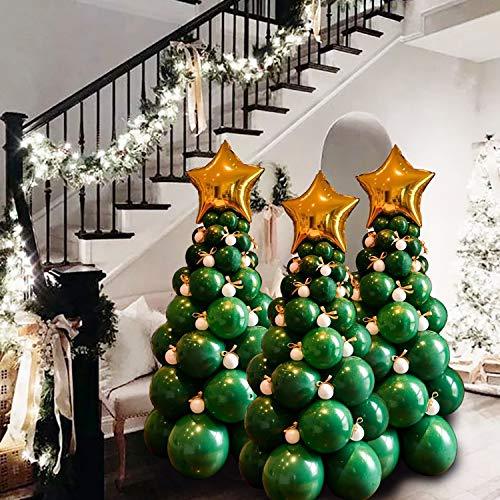 96 Pcs Christmas Balloon Garland Arch kit with Christmas tree for Christmas Party Decorations - Hibrides