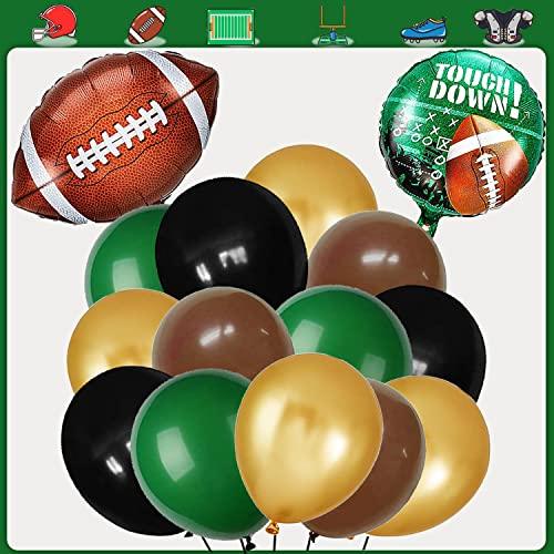 104Pcs Football Party Balloon Arch for Football Theme Party Super Sunday Touchdown Party Decoration - Hibrides