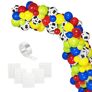 120pcs Toy Inspired Cow Printed Balloons Arch for Kids Birthday Party - Hibrides