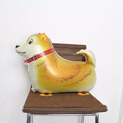 6pcs Puppy Dogs Birthday Balloons for Animal Theme Birthday Party Decorations - Hibrides