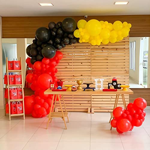 150 Pieces Race Car Balloons Arch Garland Kit for Boys Birthday Party Decorations - Hibrides