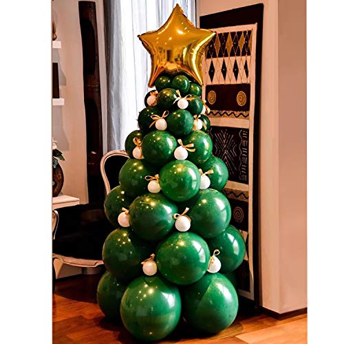96 Pcs Christmas Balloon Garland Arch kit with Christmas tree for Christmas Party Decorations - Hibrides
