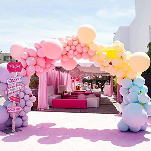 139pcs Unicorn Rainbow Macaroon Balloons Garland for Baby Shower Birthday - Hibrides