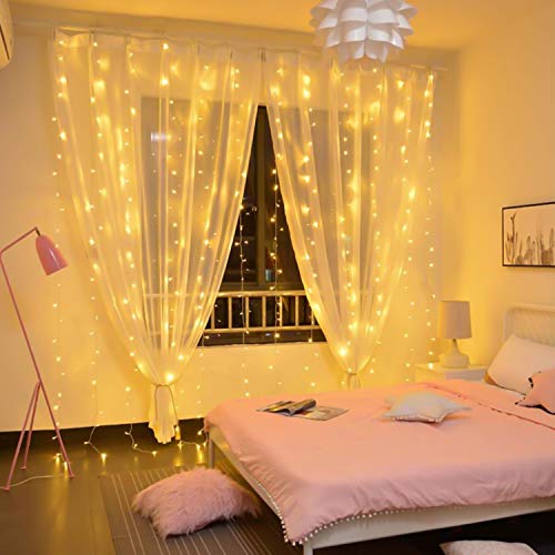 9.8 Feet Hanging Window Curtain Lights for Wedding Decorations and Party - Hibrides
