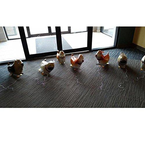 6pcs Puppy Dogs Birthday Balloons for Animal Theme Birthday Party Decorations - Hibrides