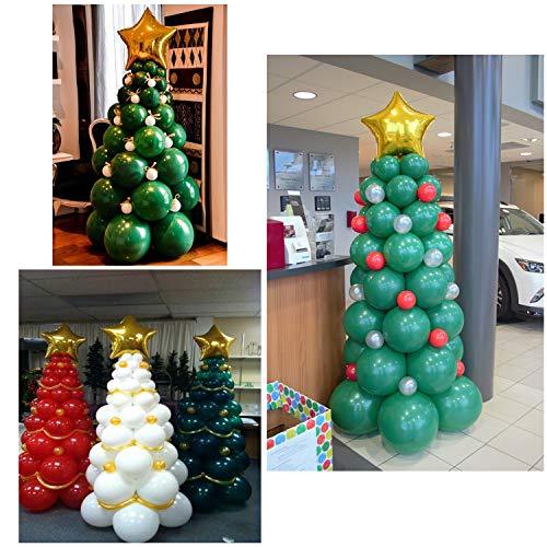 96 Pcs Christmas Balloon Garland Arch kit with Christmas tree for Christmas Party Decorations - Hibrides