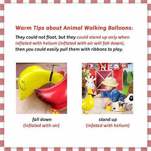 75pcs Farm Animal Balloons Decorations for Farm Barnyard Party Decorations - Hibrides