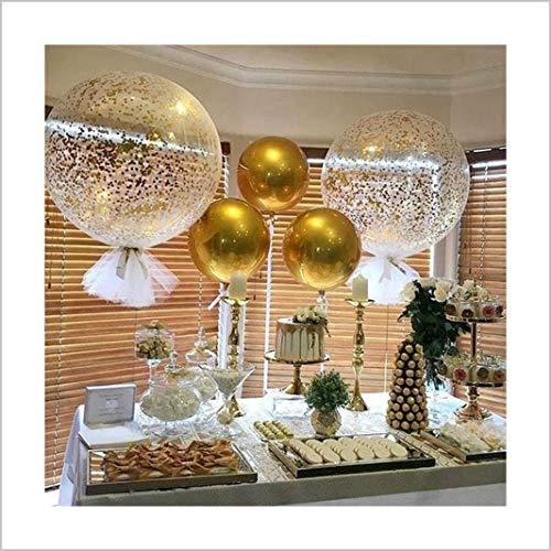 36 Inch Jumbo Confetti Balloons for Wedding and Birthday Decorations - Hibrides