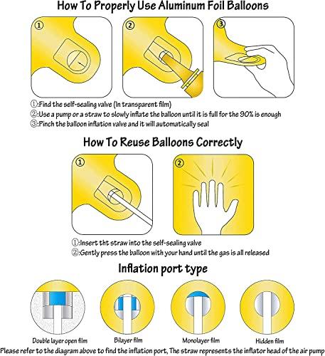 Baby Dinosaur Balloons for Dinosaur Birthday Party Decorations - Hibrides