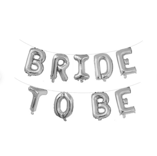 16inch Bridal Shower balloons, Bride to Be Balloons, Letter Balloons for Bachelorette Engagement Party - Hibrides
