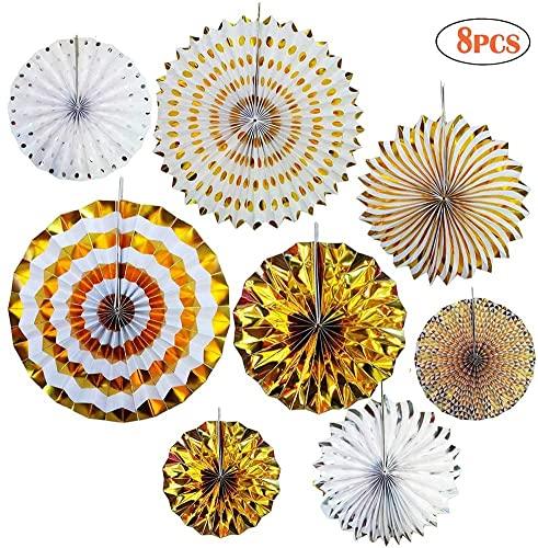 60th Birthday Party Supplies Set With String Light Include Gold Backdrop 40 Inches Number Balloons etc Perfect for Men and Women - Hibrides