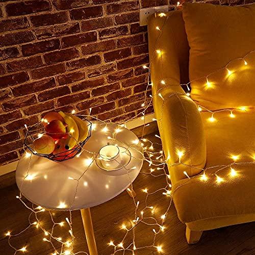 Extendable 2-Pack LED Christmas String Lights for Outdoor Indoor Decorations - Hibrides