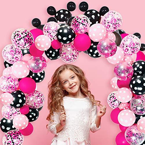 117pcs Mouse Balloon Garland Arch Kit for Theme Party Baby Shower Birthday Decoration - Hibrides