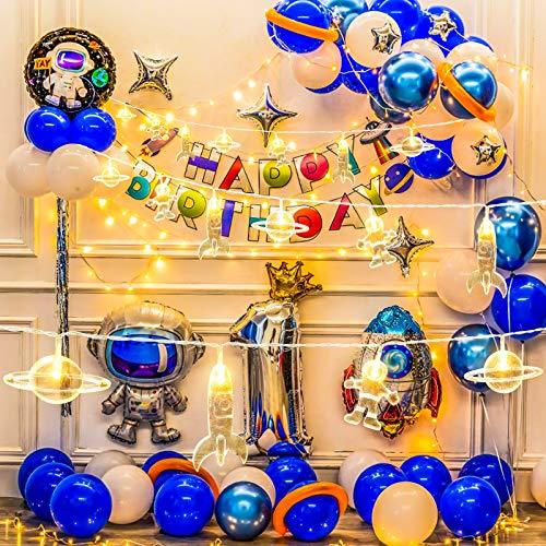 LED String Light Astronaut Spaceship for Kids Birthday Party and Room Decorations - Hibrides