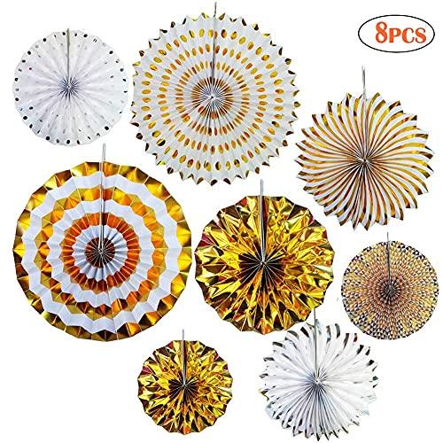 Birthday Party Decoration Gold Background Balloons Set With String Light - Hibrides