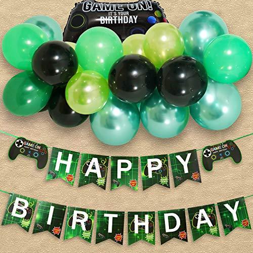 105pcs Video Game Party Balloon Garland Kitfor Boys' Birthday Party Decorations - Hibrides